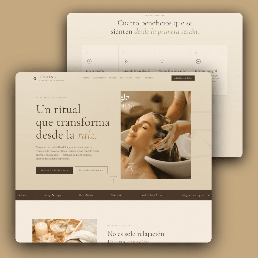 Ejemplo de diseño hecho por Mokub Web